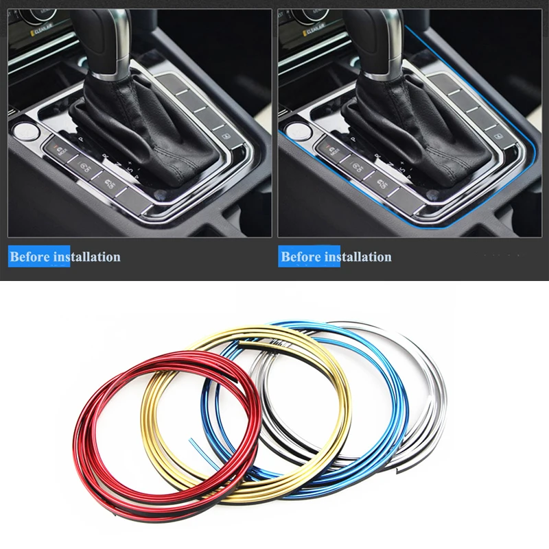 

5M DIY interior decoration line trimming Car accessories for Porsche 911 918/Cayenne/Macan/Macan S/Panamera/Cayman/Carrera/Boxst