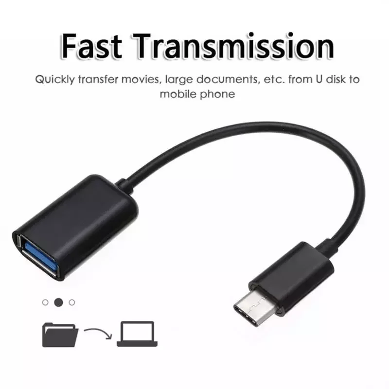 

2023 OTG адаптер кабель USB 3.1 Type C папа к USB 3,0 A мама OTG кабель для передачи данных адаптер 16 см для универсального интерфейса Type C для телефона