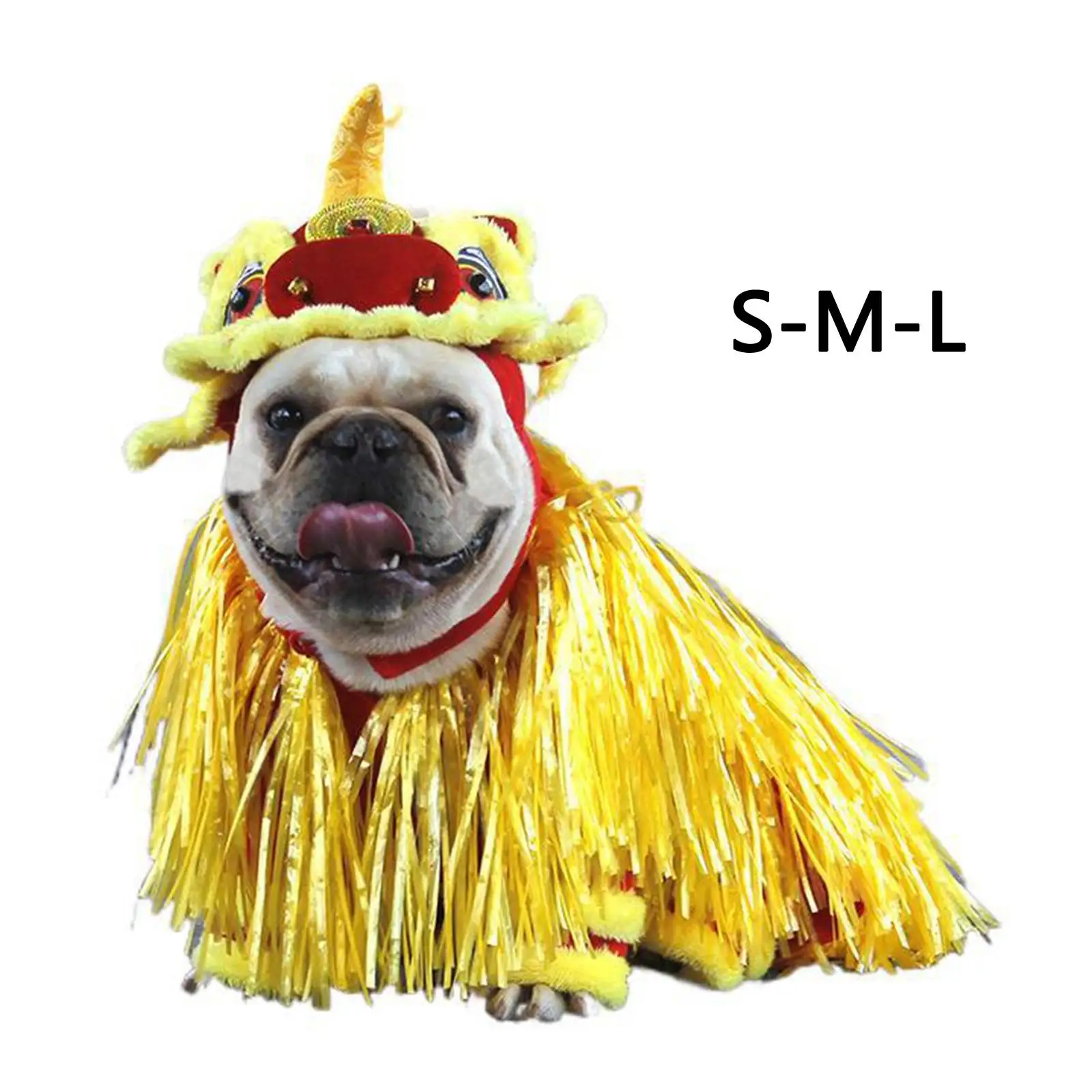 Забавный милый костюм для кошек льва и собак Рождественская одежда на Хэллоуин