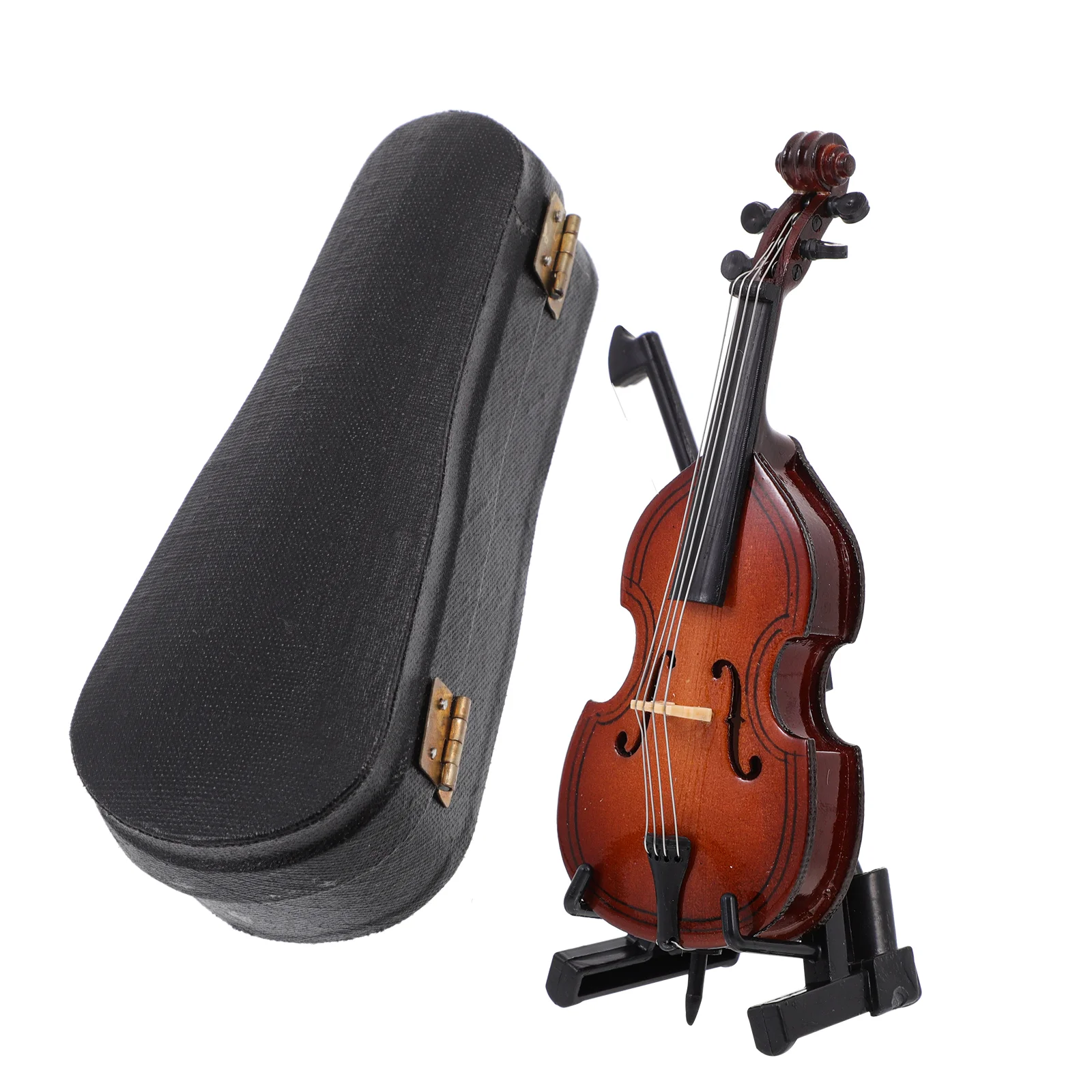 

Music Notes Cello Model Instrument Craft Gift Decorations Mini Adornment Violoncello Realistic