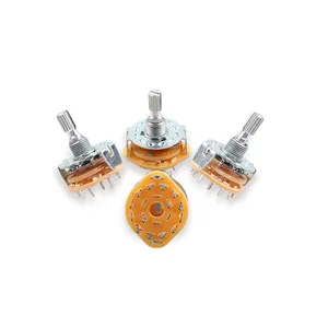 5 шт., вращающийся переключатель RS25 1P11T 2P4T 2P5T 2P6T 3P3T 3P4T 4P3T