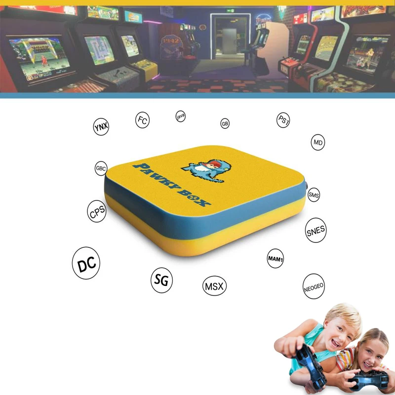 Video Game Console 4K Wifi Handheld Game Player With 50000+ Classic Free Game Retro Game Controller Support TV Output Kid Gift