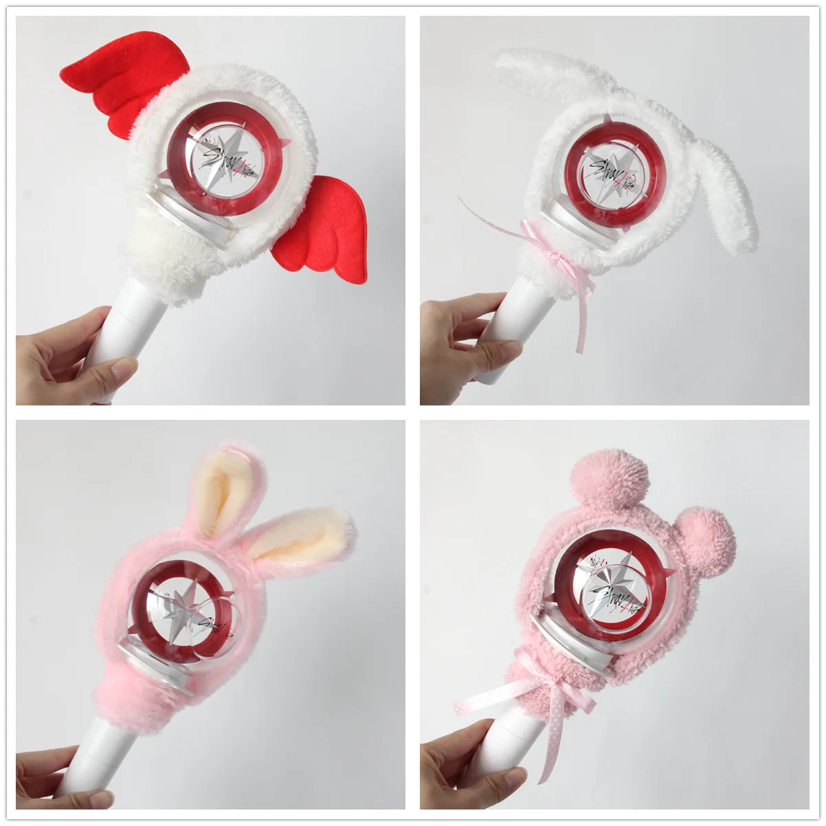

Kpop Stray Kids Lightstick Cover Plush Protective Decoration Stray Kids Boy Band Light Stick Lamp Cover Kawaii Gift