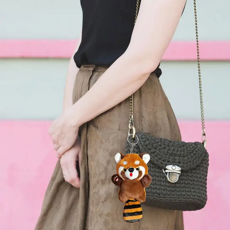 Милый брелок для ключей набивное животное декоративный подвесной рюкзак