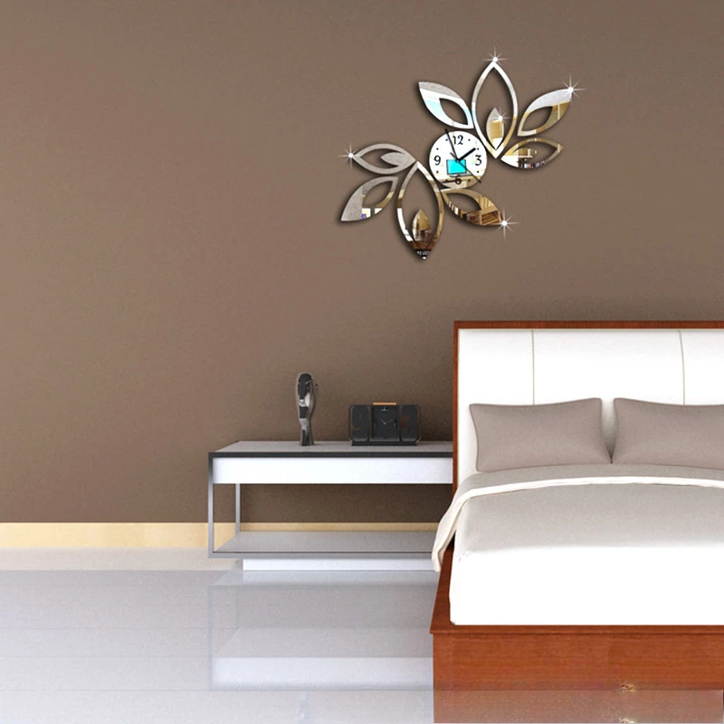 

Настенные часы MOONBIFFY зеркальные безрамочные