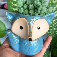 Цветочные горшки лисички