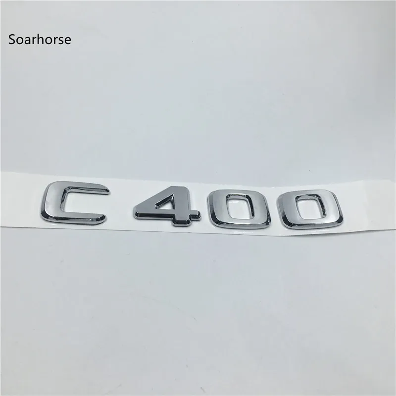 Для W203 W204 C-Class багажник Задняя эмблема хромированные буквы C200 C220 C230 C250 C260 C300 C320 C350