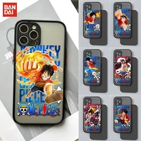 one piece monkey d luffy phone case luxury silicone shockproof matte for iphone 7 8 plus x xs xr 11 12 13 mini pro max funda