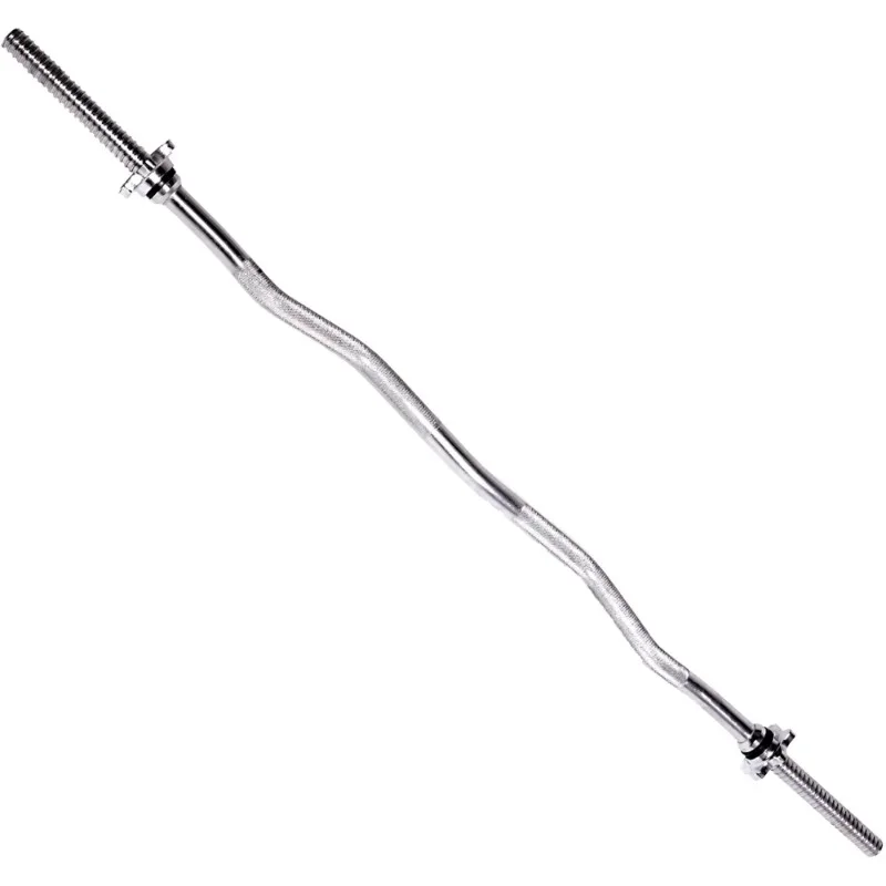 

Barbell 47 In. Standard Curl Bar, Chrome Finish barbell bar