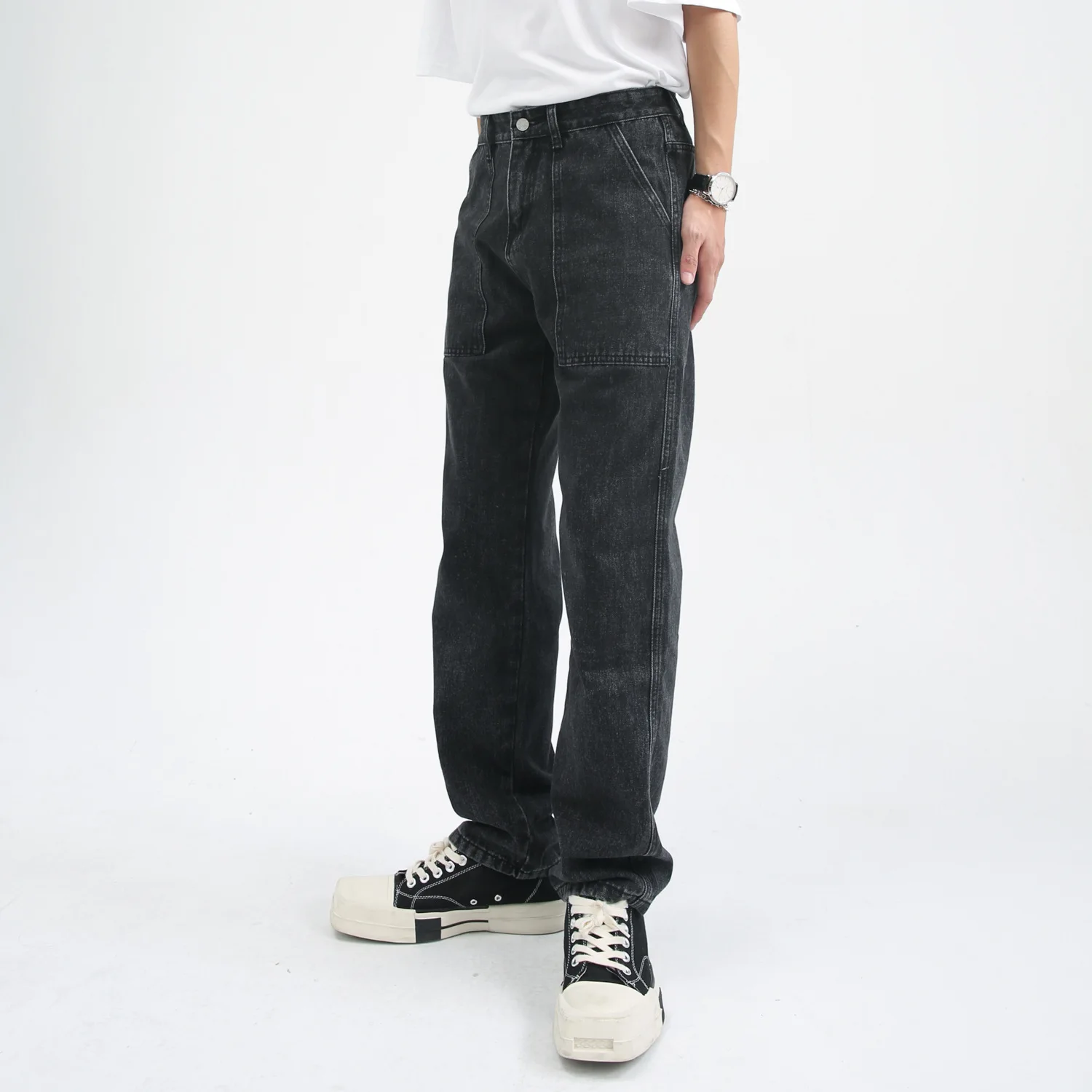 Man Jean Man Pant Jeans for Men Straight-leg Jeans Loose Wide-leg Casual Trousers Hip Hop Streetwear Men Clothing Denim Jean Y2k