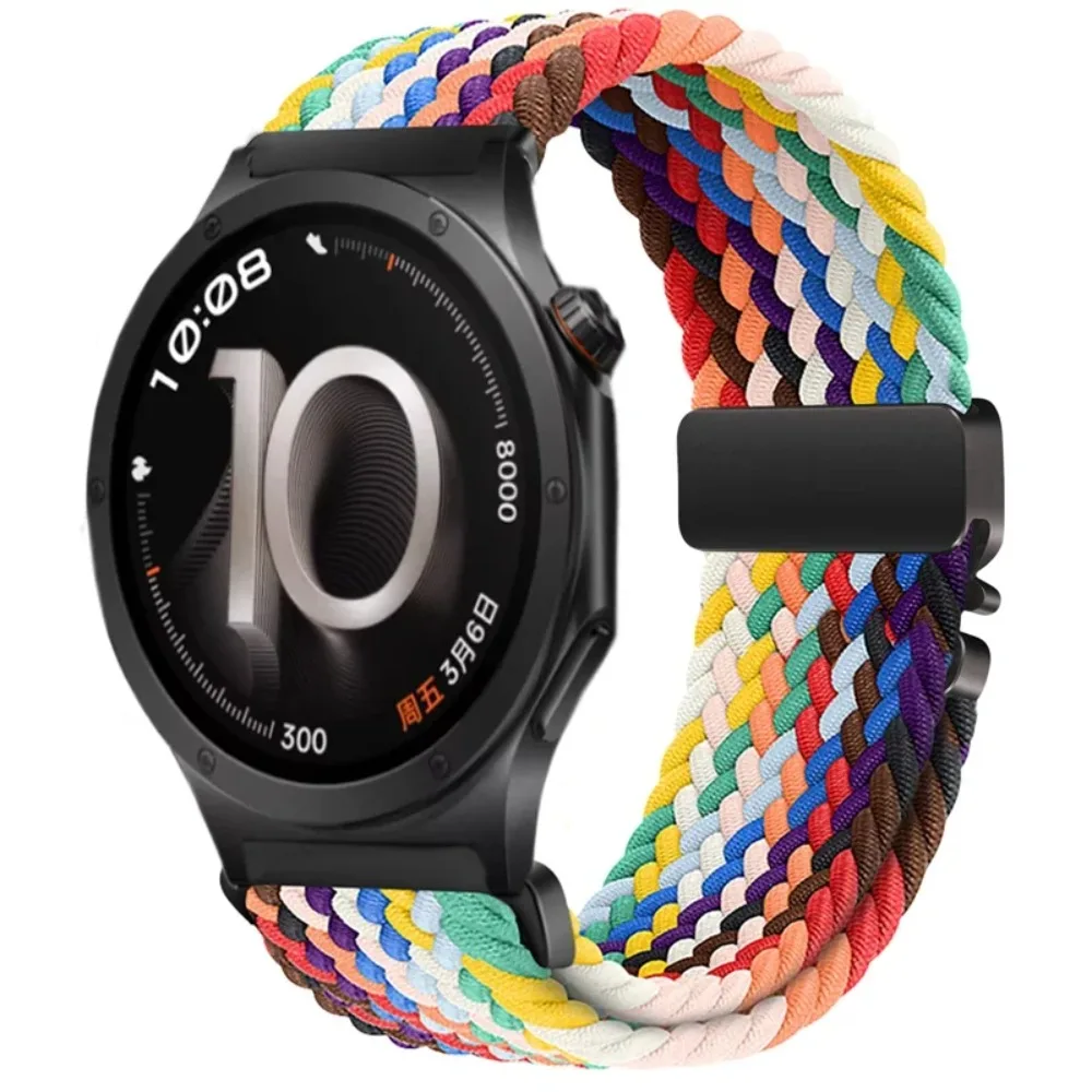 Фото Нейлоновый плетеный ремешок 20/22 мм для OPPO Watch S X3 X2 X с парашютной пряжкой, удобный браслет для Oneplus Watch 4 Lite 3 2 2R №4