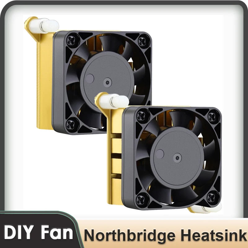 

Gdstime Aluminium Heatsink Fin Cooler w/ 40mm Fan for PC Northbridge Chipset Cooling