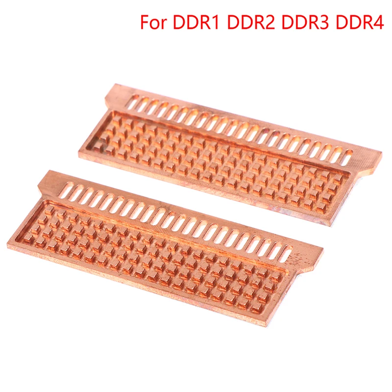 

Notebook Memory Heat Sink Copper Heatsink Laptop RAM For DDR1 DDR2 DDR3 DDR4 1.5MM 2MM Pure Copper