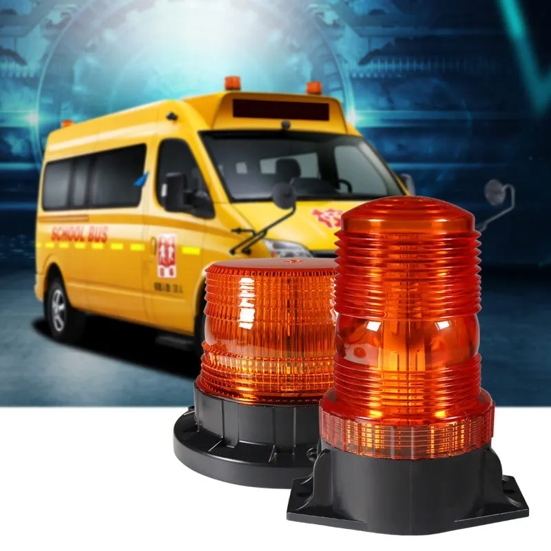 

2x Emergency Flashing Warning Light 30 LED Beacon Rotating Strobe Light Traffice Safety Signal Lamp for Tractor Truck School Bus