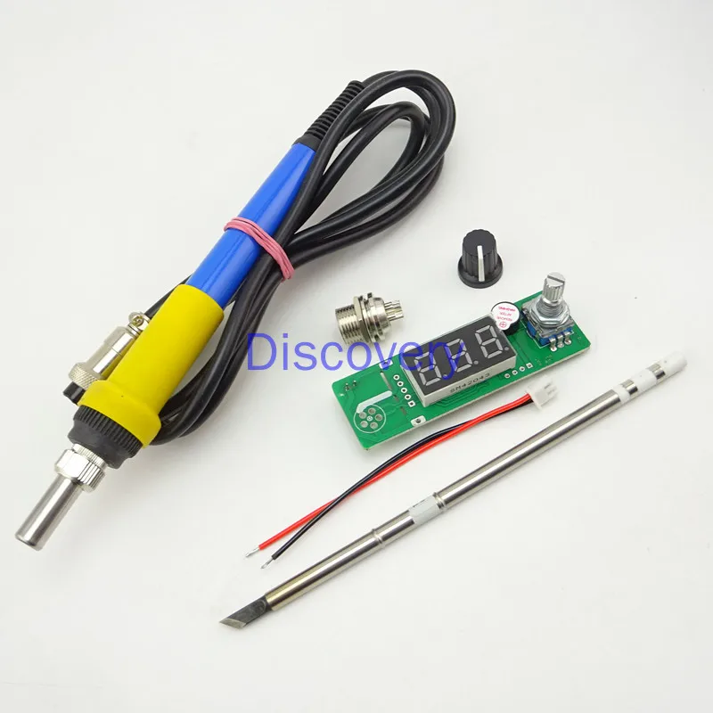 Цифровой дисплей T12 Сварка при постоянной температуре Настольный набор сделай
