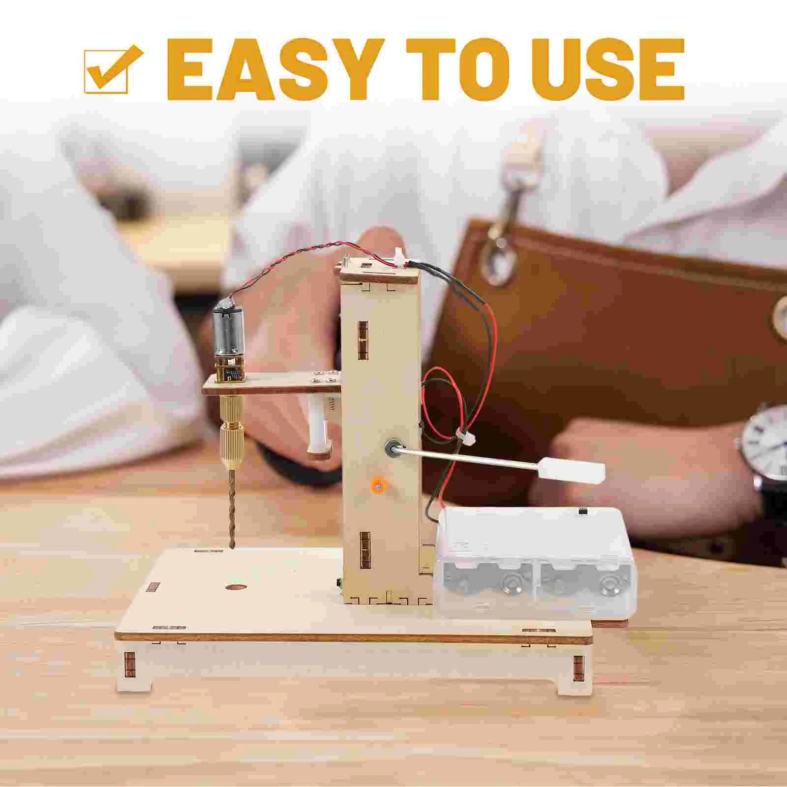 1 комплект DIY дрель-пресс научная технология мини-сверлильный станок модель
