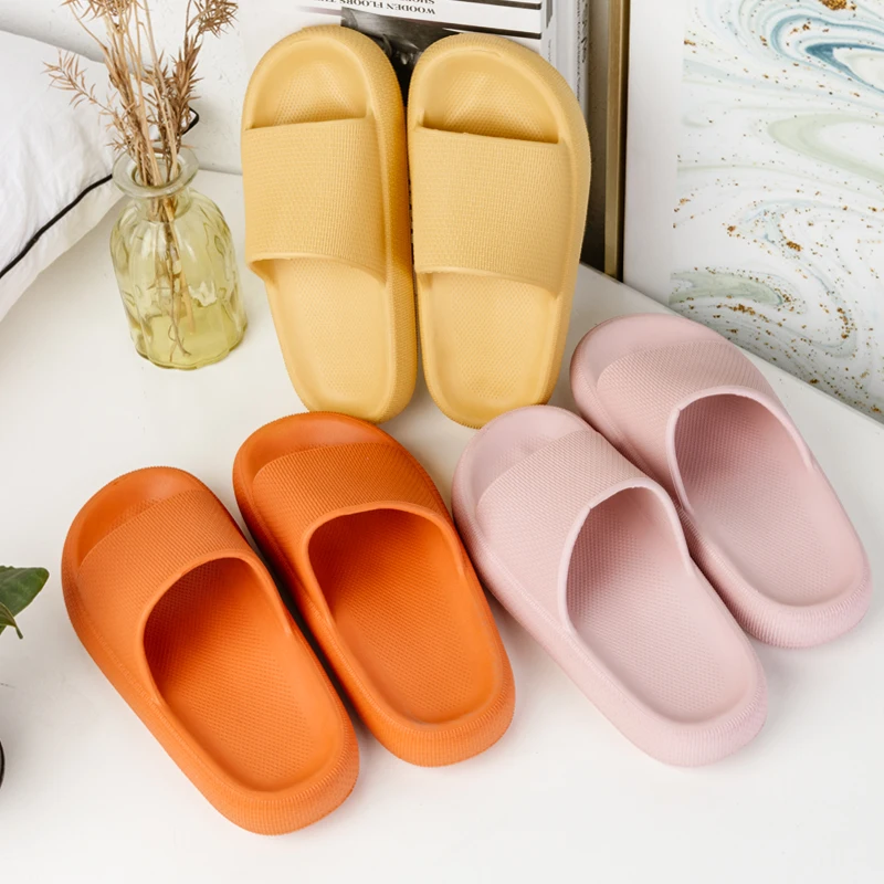 Thick Platform Slippers Women Indoor Bathroom Slipper Soft EVA Anti-slip Lovers Home Floor Slides Ladies Summer Shoes