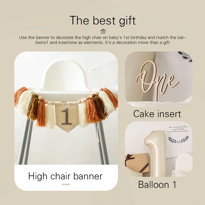 Детский фотографический баннер с кисточками для новорожденных