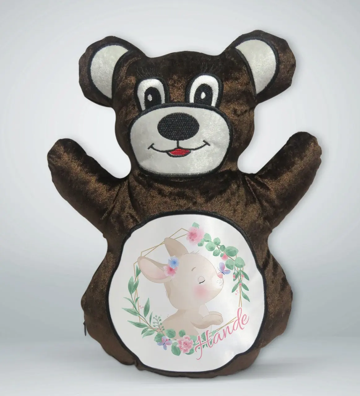 

Персонализированный коричневый Мишка Тедди yastekk-5