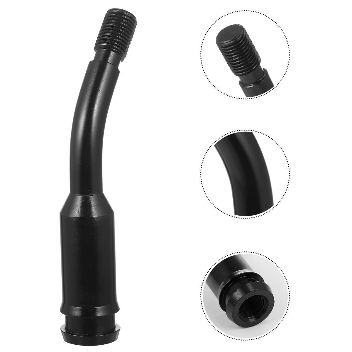 

Extension Rod Knob Extender Alluminum Alloy Head Black Knobs Gear Lever Aluminum Modification
