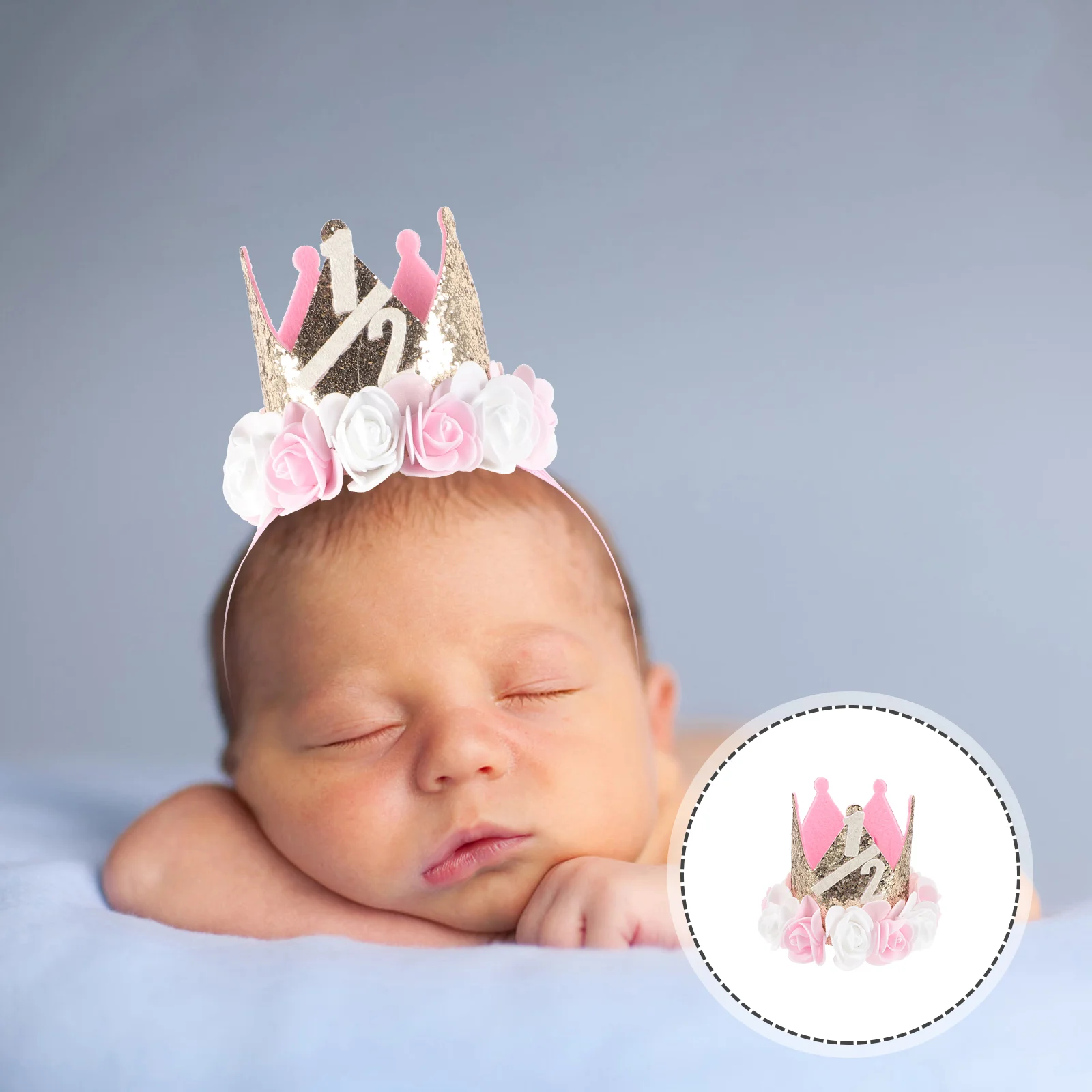 

Crown Hat Caps Birthday Party Crowns Girls Celebration Kids Hats Photo Props Mini Decor
