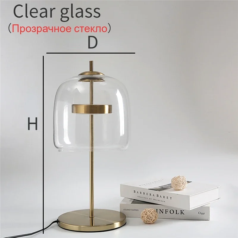 

Стеклянная LED настольная лампа Lava Ball