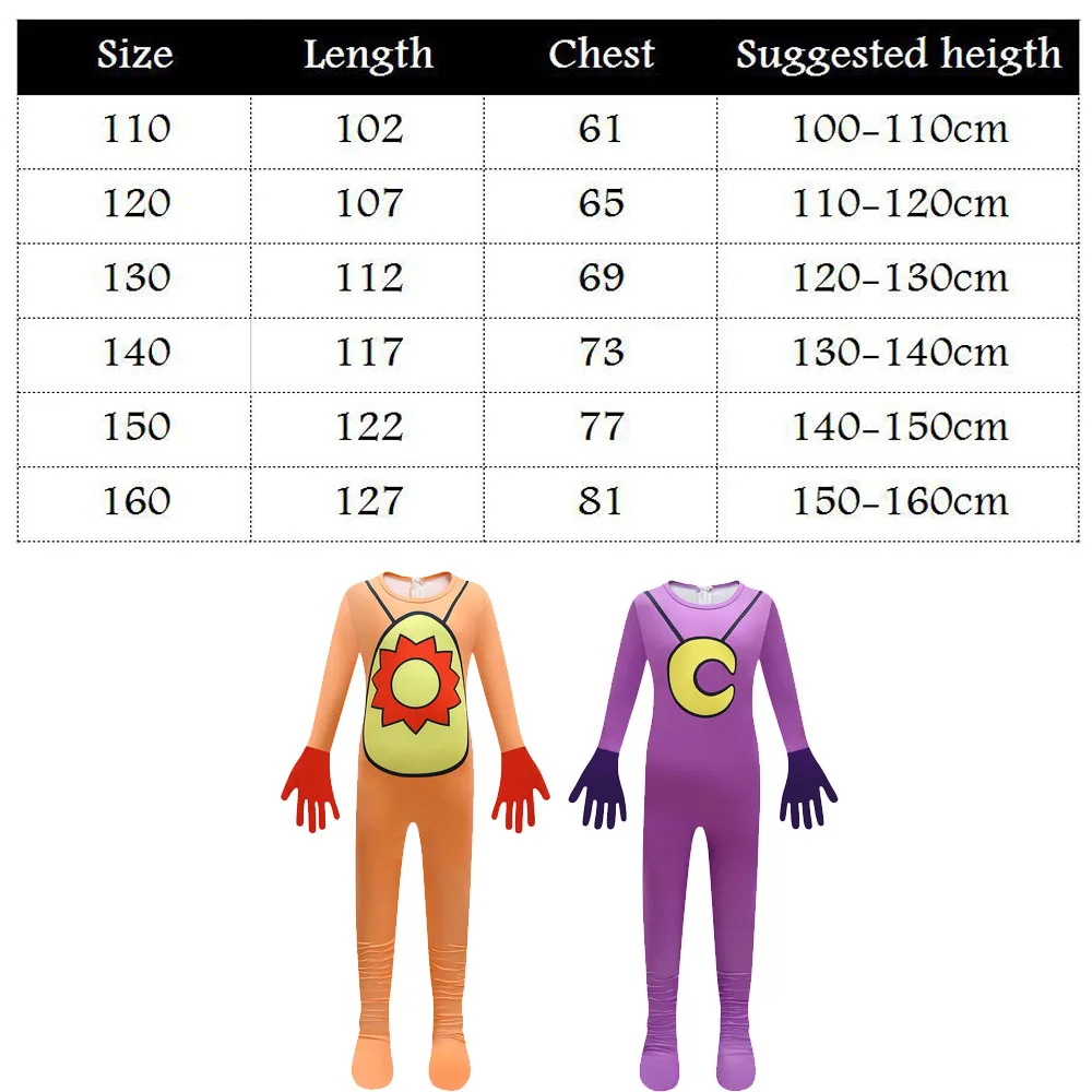 Комбинезон для косплея смайликов косплей-костюм детей на Хэллоуин