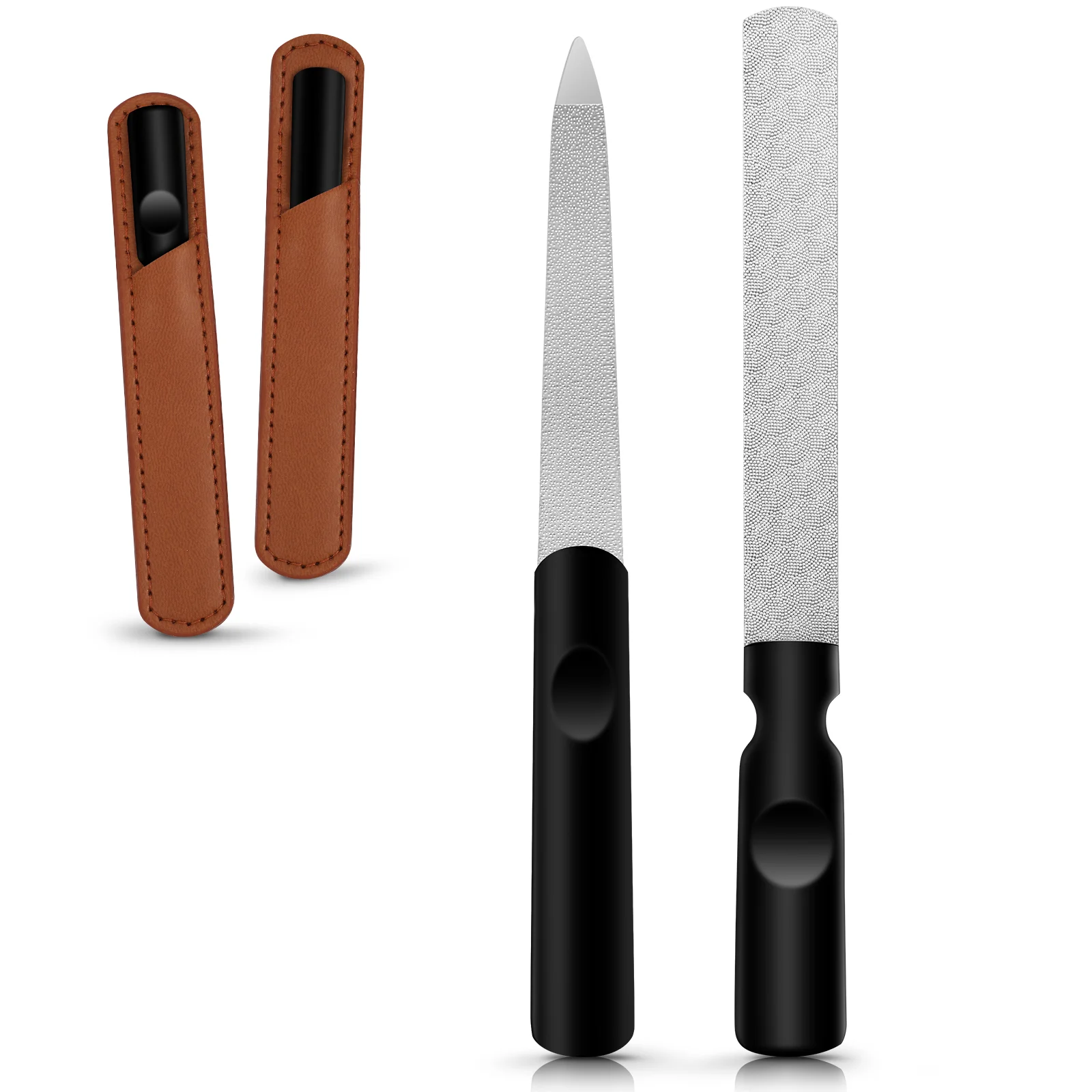 

Stainless Steel Nail File Manicure Files Metal Natural Nails Toe Acrylic Tool Double Sided Tools