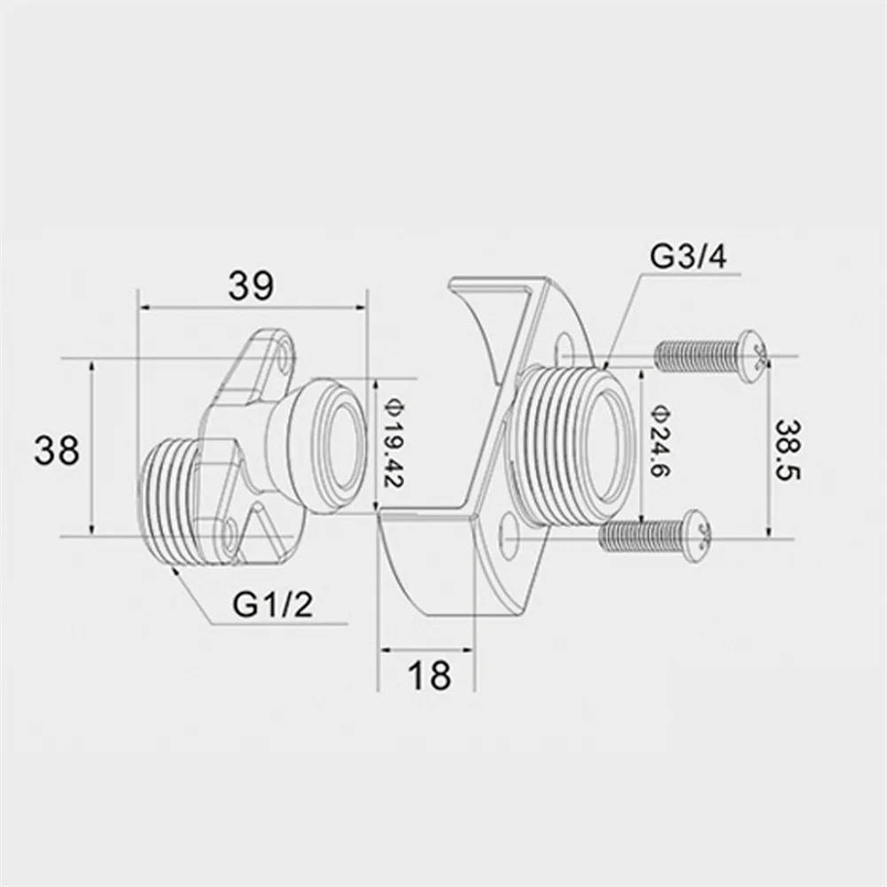 

Intake Pipe Angle Adjustment Angled Curved Foot Extended Angle Shower Extended Corner Shower Faucet Accessory Angled Curved Foot