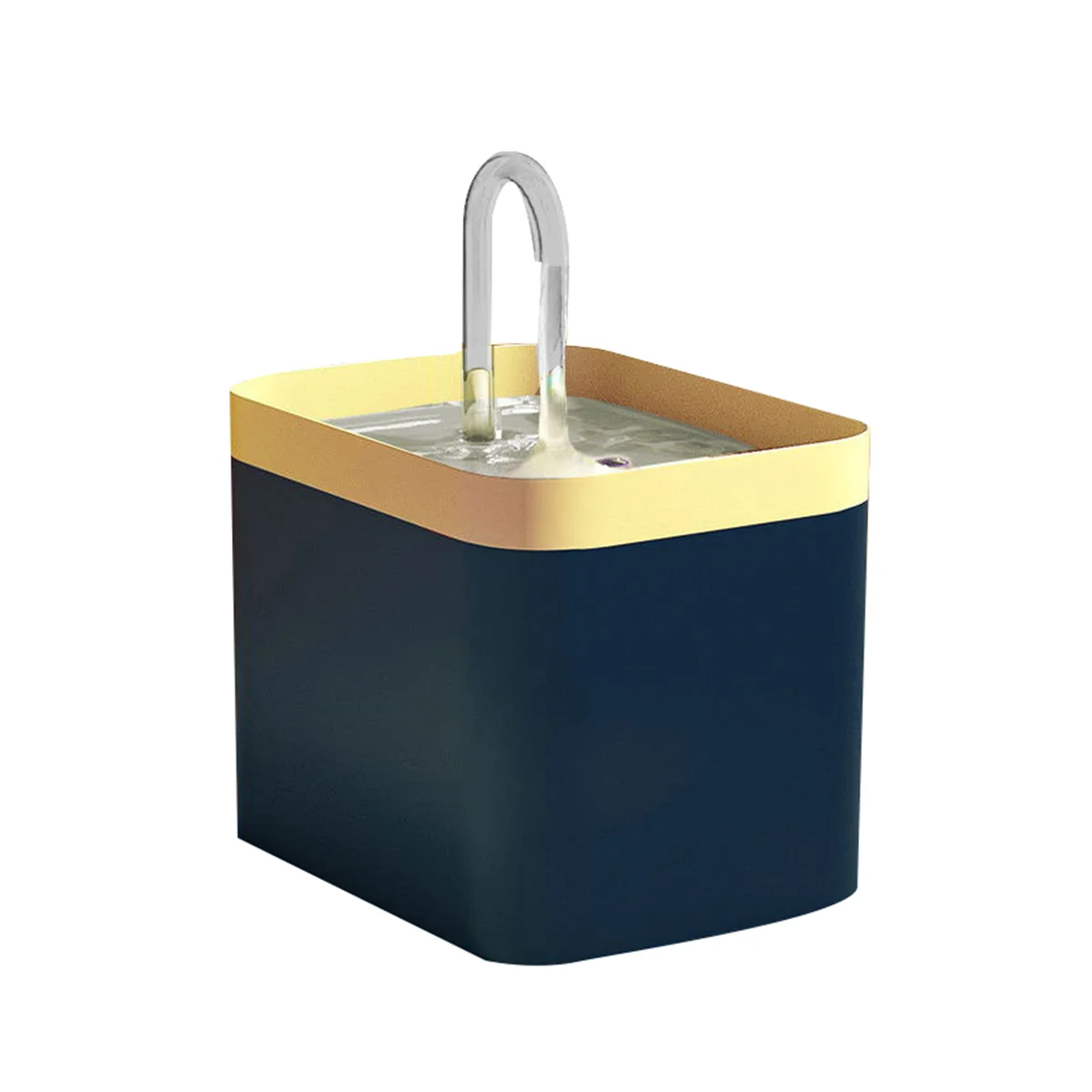 

Pet Water Fountain Auto Filter USB Electric Mute Pet Drinker 1.5L Recirculate Filtring Drinker for Cats Pet Dark Blue