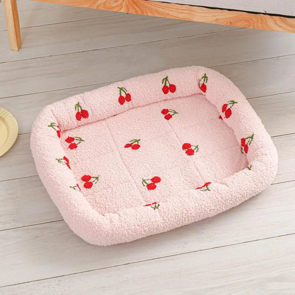 

Pet Bed Lovely Delicate Comfortable Round Kennel Large Mat Pet Supplies for Household Pet Kennels Pet Cushion