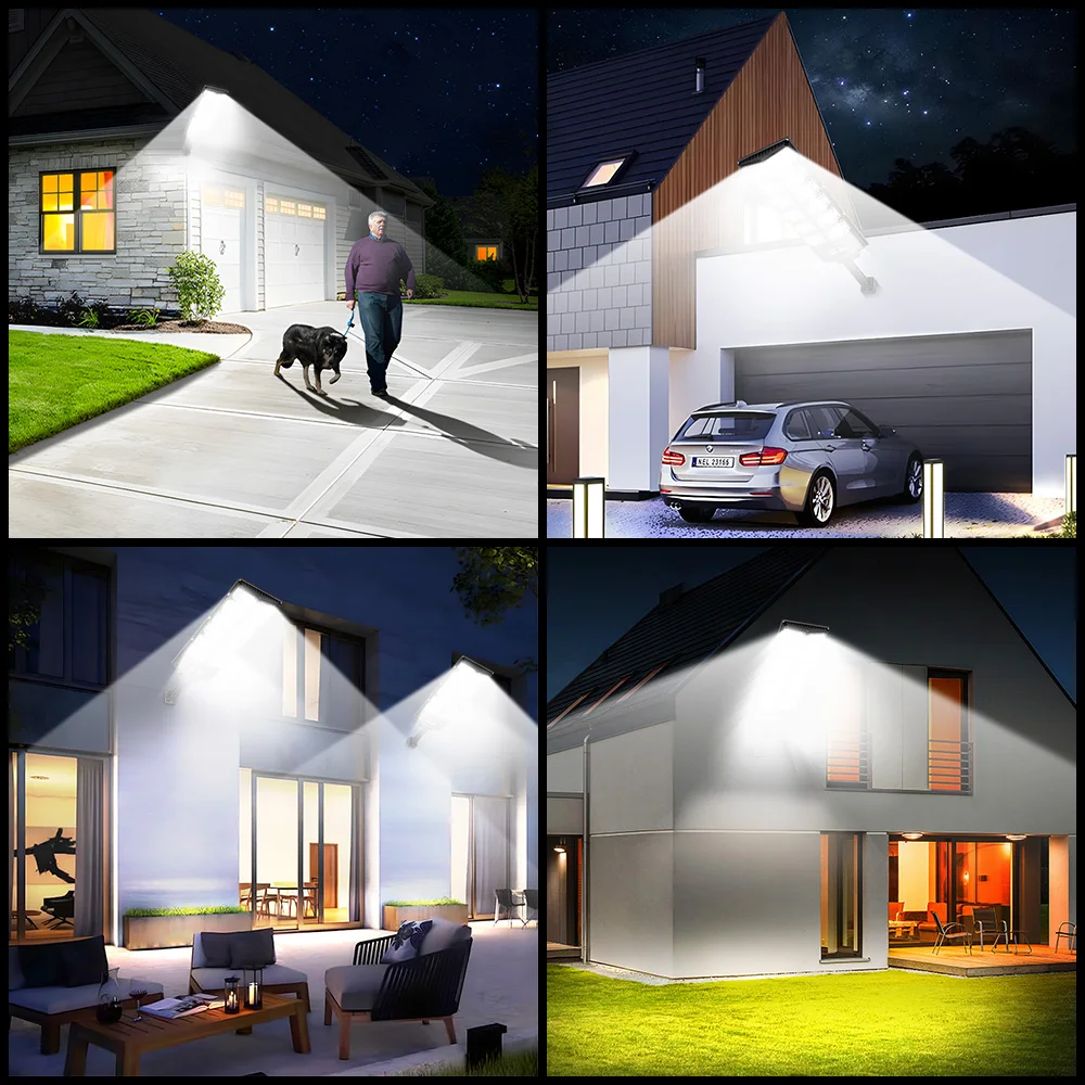 800000LM солнечная лампа на открытом воздухе светодиодная уличная дистанционного