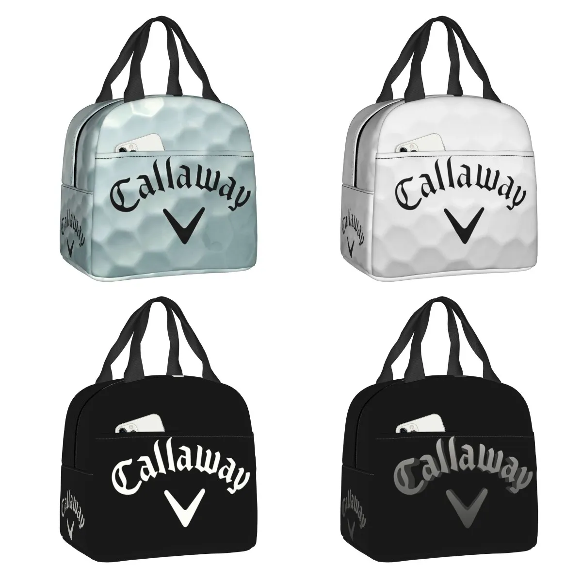 

Golf Logo Insulated Lunch Bags for Women Resuable Cooler Thermal Food Lunch Box School