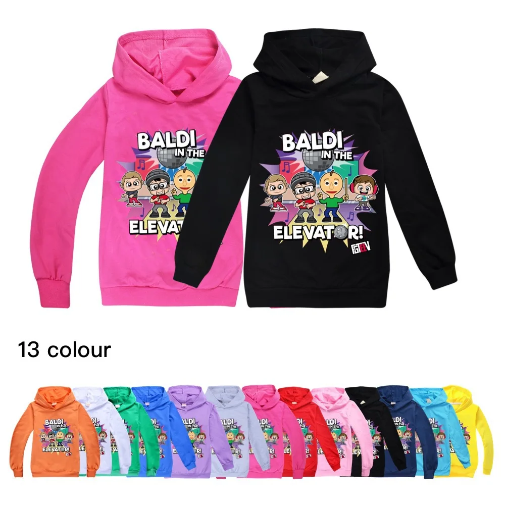 

Fgteev Cartoon Boys Hoodies Tops Autumn Spring Boys Girls Cotton Sweatshirts Hooded Clothes Child Pullover Outerwear Hot Selling