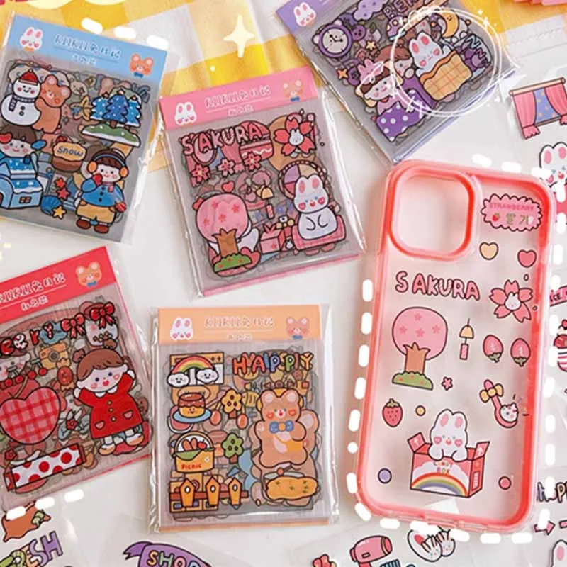 20шт./пакет Kawaii Girls Boys Series декоративная наклейка для ежедневника DIY Скрапбукинг