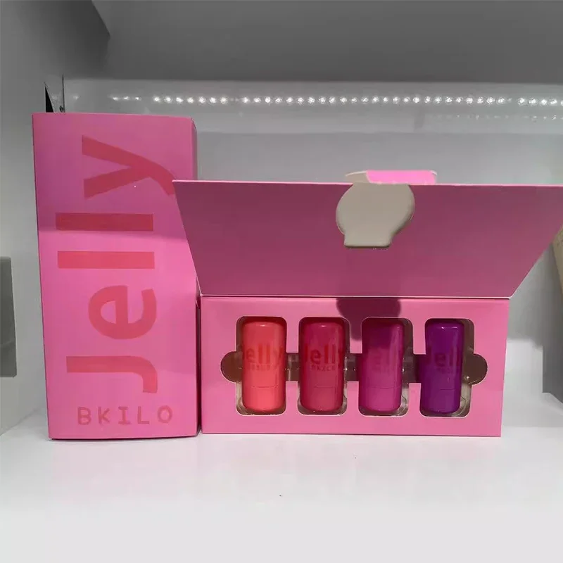 Хит продаж железная пудра румяна костюм из четырех частей губ и щек двойное