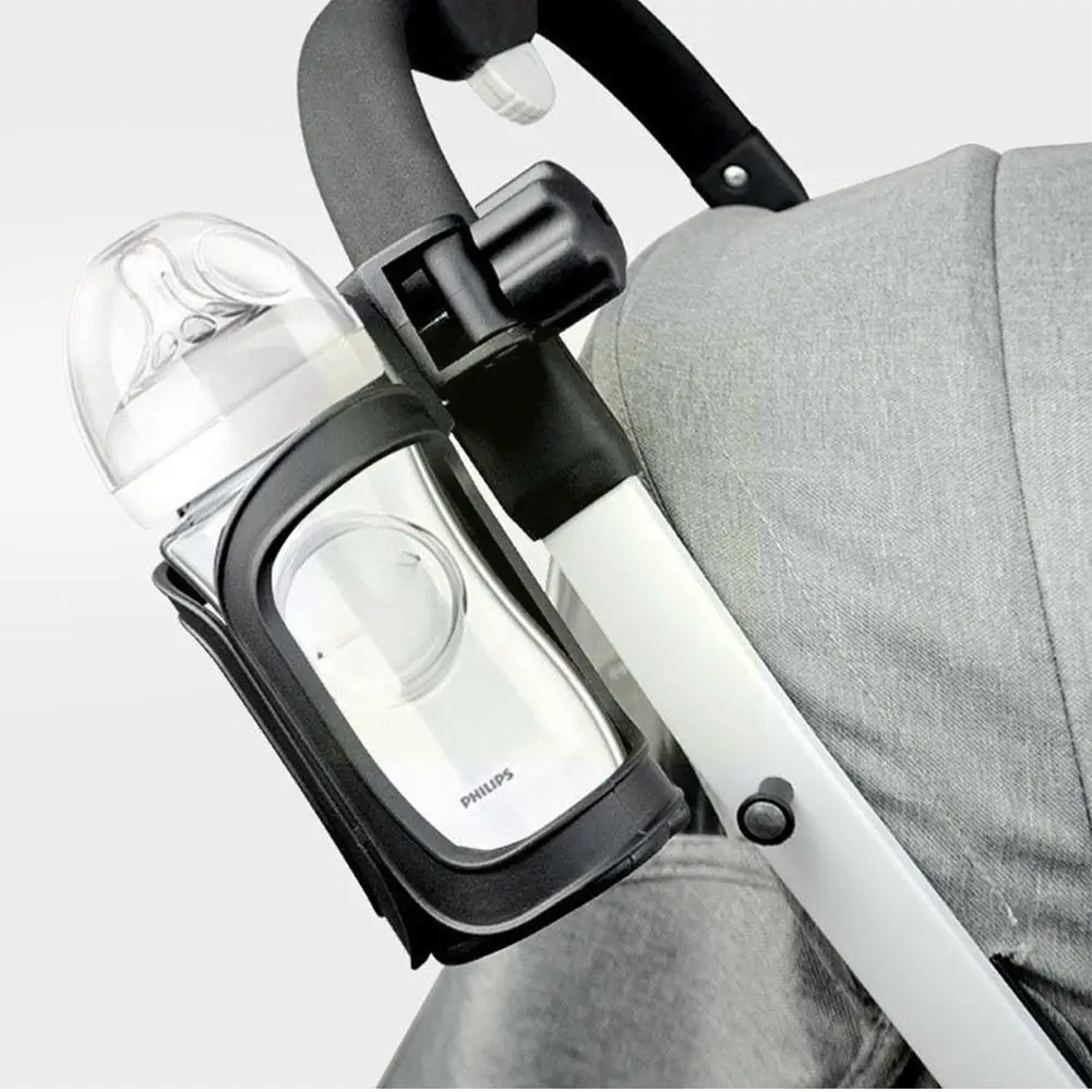 

Stroller Cup Holder Rack Bottle Universal 360 Rotatable Cup Holder Hanger For Baby Pram Stroller Carrying Milk Bottle J7u1