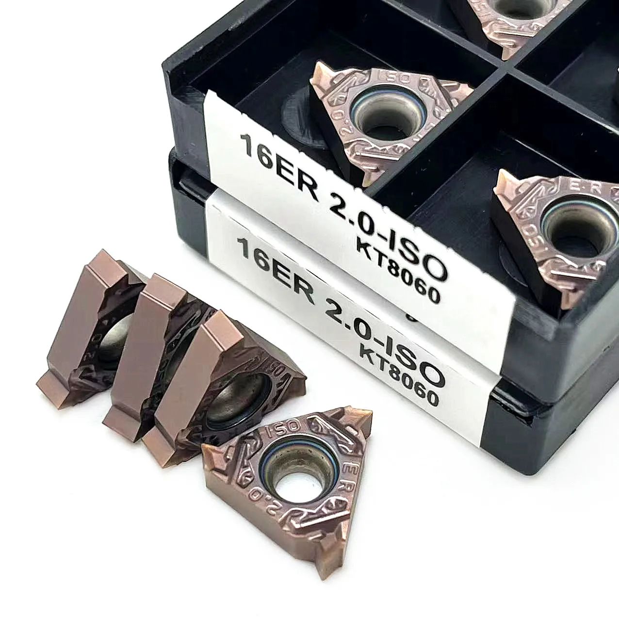 Высококачественные твердосплавные пластины 16ER 16IR 1,0 ISO 1,25 ISO 1,5 ISO 1,75 ISO 2,0 ISO 2,50 ISO 3,0 ISO BMC, 10 шт.