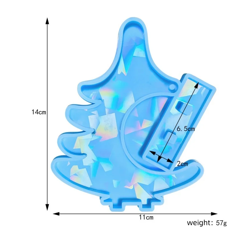 Голографическое Рождественское украшение сделай сам силиконовые формы