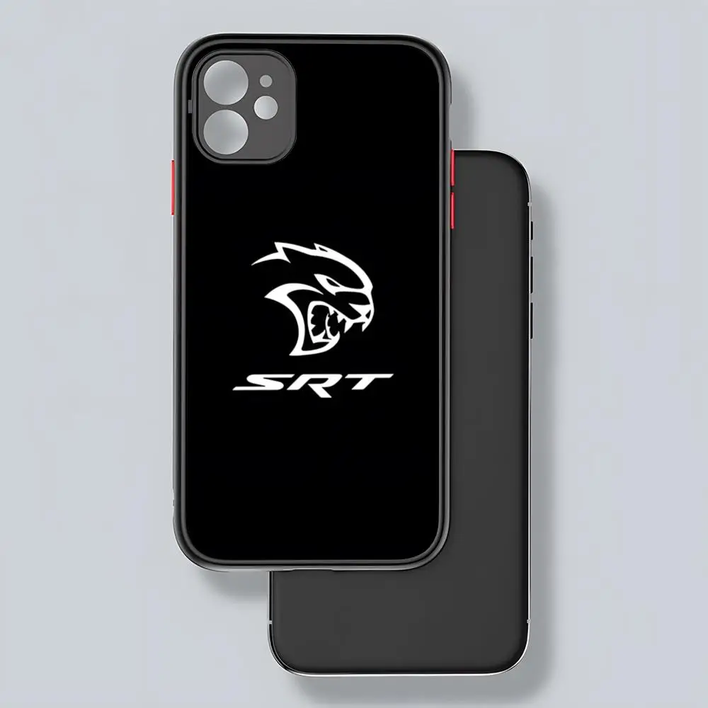D-Dodge S-SRT крутой чехол для телефона матовая прозрачная задняя крышка IPhone 16 15 14 13 12 11