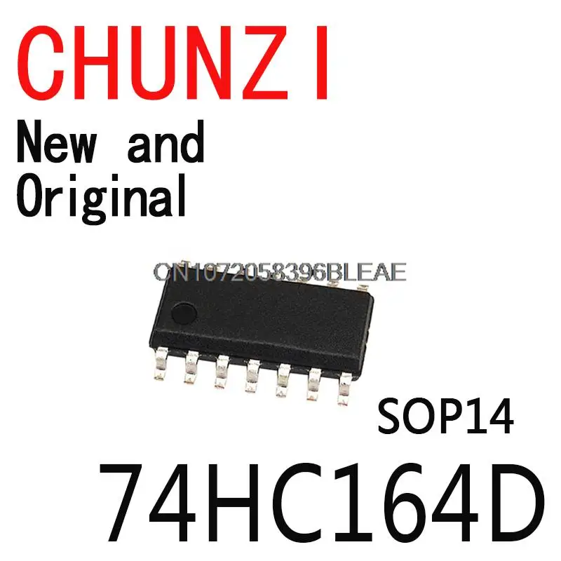 10 шт. Новый и оригинальный SOP14 74HC164 SOP SN74HC164DR SN74HC164 SMD 74HC164D