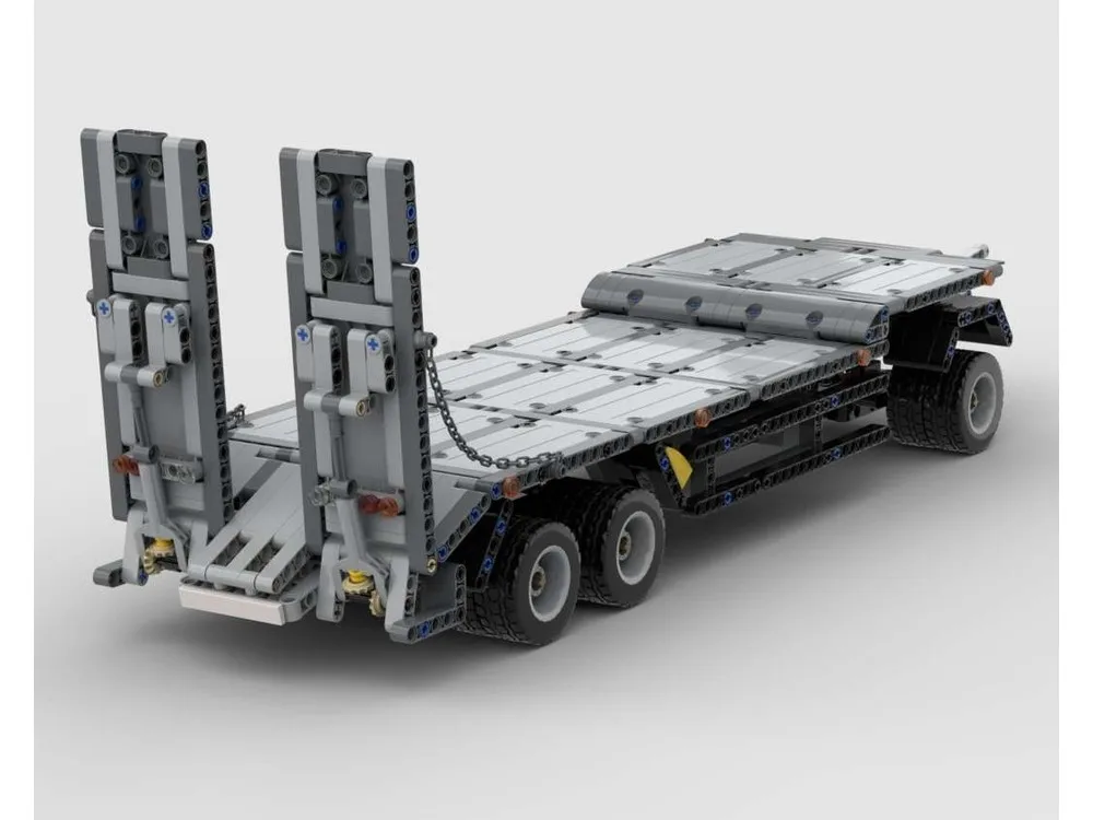 Фото НОВИНКА: Конструктор MOC-5890, 4812 деталей, длинный грузовик-транспортер, детские строительные блоки MOC, супер-гоночный автомобиль 8 Sports Car, сборная игрушка, настольное украшение №4
