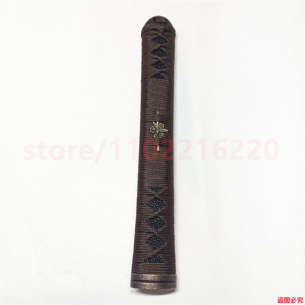 Фото Уникальная ручка Rikko Battle Tsuka 27 см/21 см, ручка из сплава Fuchi Kashira Menuki для Японии, настоящая японская самурайская катана, фитинги, новинка №5
