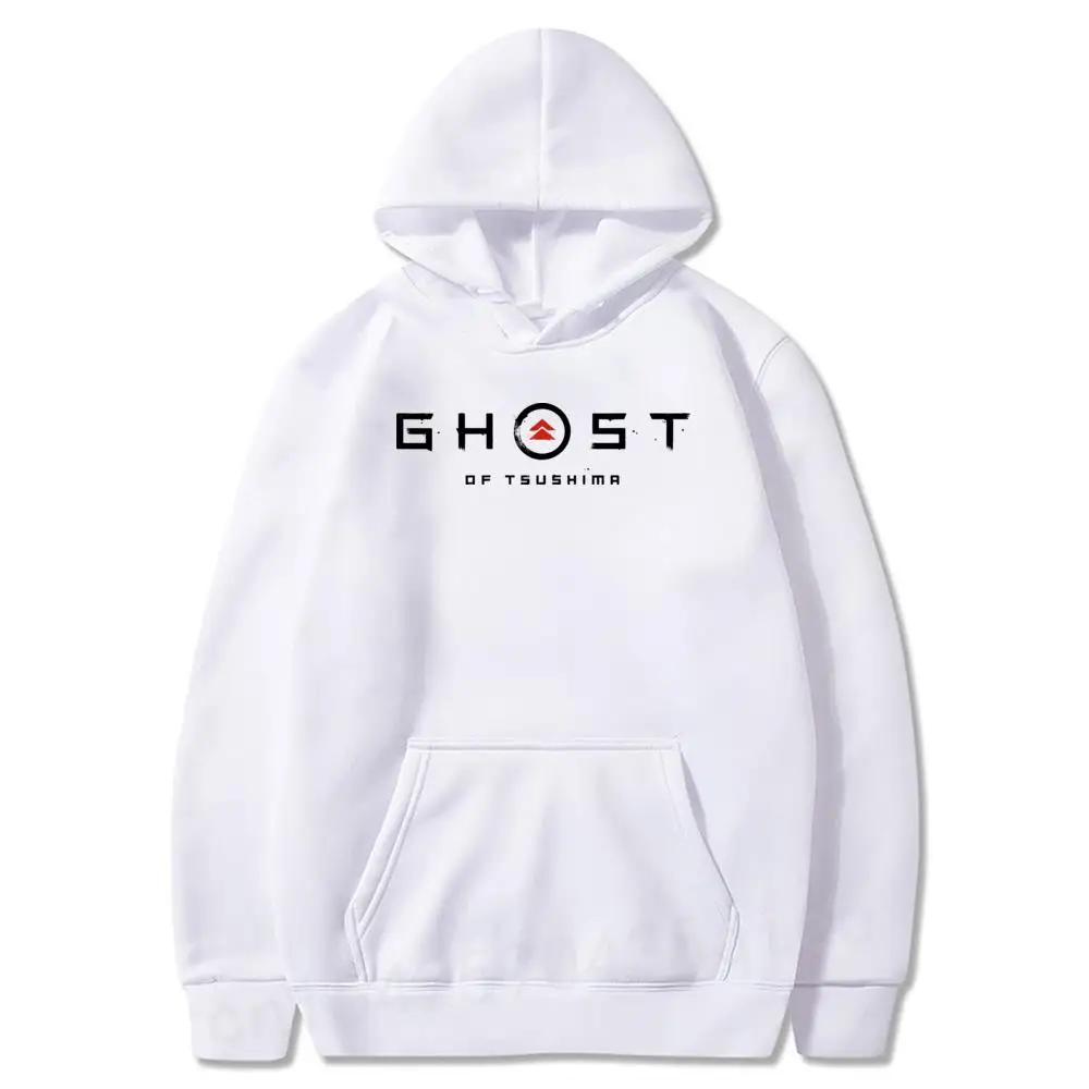 

Мужские толстовки с принтом призрака цушимы, потрясающий художественный свитшот для мужчин, топы с длинным рукавом с графическим принтом и пальто с капюшоном