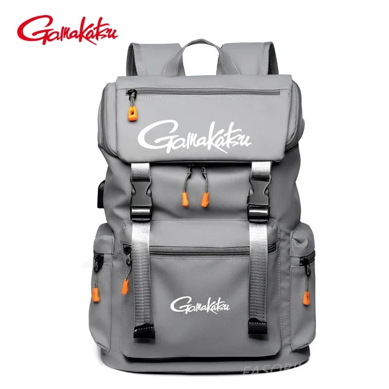 

Многофункциональная мужская сумка Gamakatsu, рюкзак для рыбалки с USB-зарядкой, водонепроницаемый качественный дорожный походный спортивный рюкзак для рыбалки на открытом воздухе