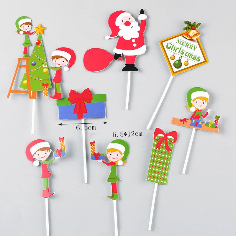 

Рождественские фигурки для торта Jeyomerry набор из 11 штук