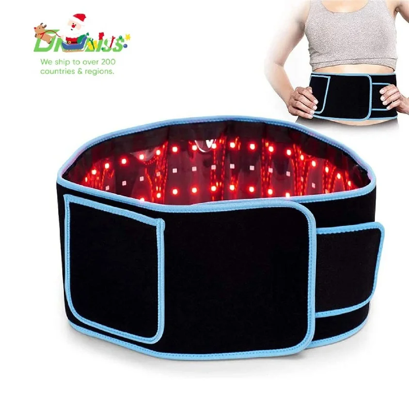 

Newest Body Slimming Belt 660NM 850NM Pain Relief Fat Loss / Red Led Light Therapy Devices Large Pads Wearable Wraps Belts
