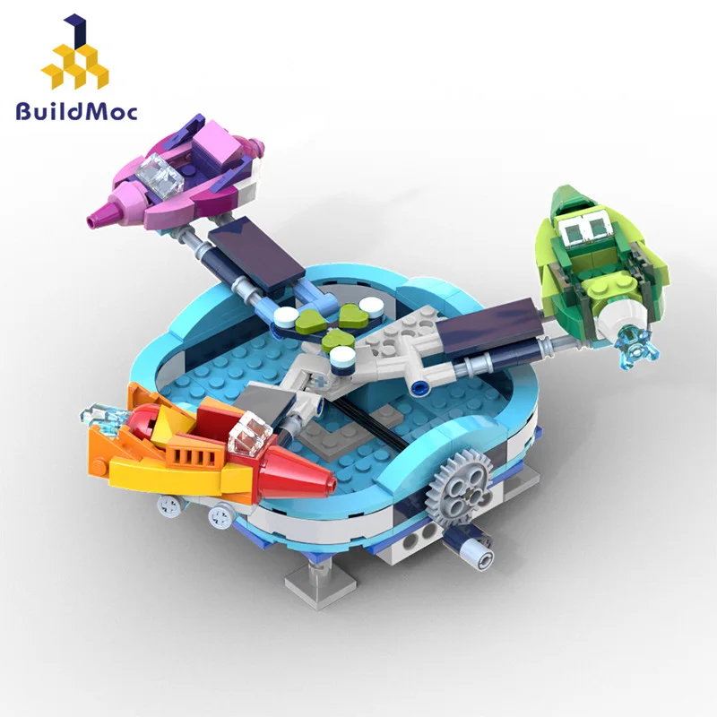 

Buildmoc Boys Adult Gift Galaxy Toy Rocket Spaceship Compatible Building Block Toys