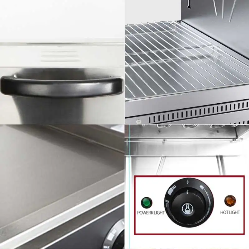 Коммерческая столешница из нержавеющей стали саламандра бройлер электрическая