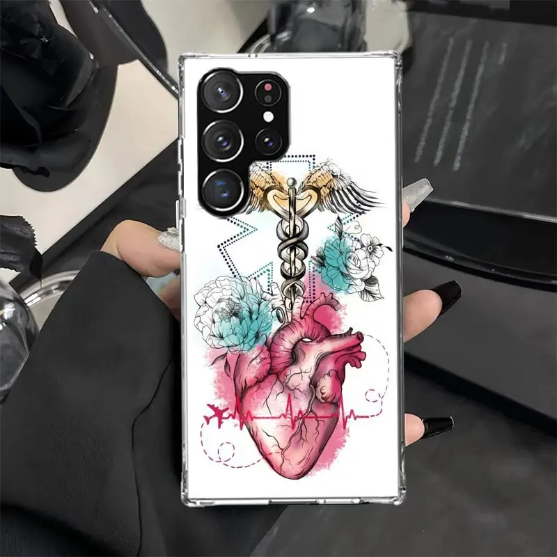 Чехол для телефона Medicine Nurse Doctor Samsung Galaxy S25 S23 S24 Ultra S22 Plus S21 S20 FE S10E S10 + S25U Мягкий